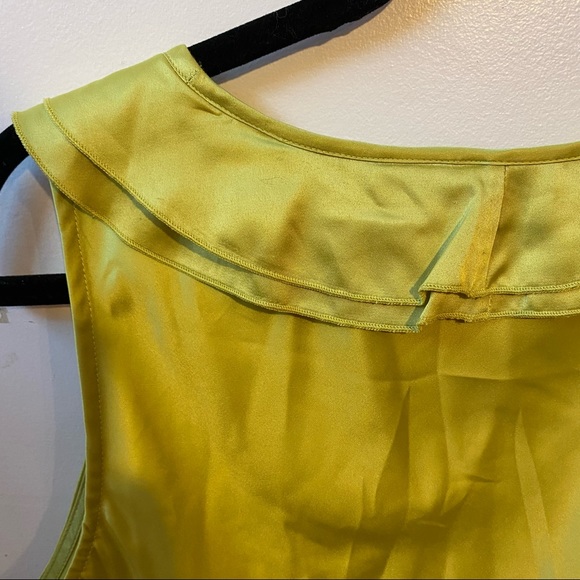 Willi Smith Satin Ruffle Top - Picture 3 of 6